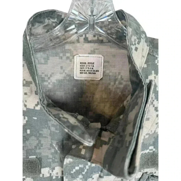 US Army Jacket Mens Size Medium‎ M Reg Digital Camo Military Combat Uniform Coat - Picture 7 of 9